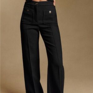 Sezane black trousers 36